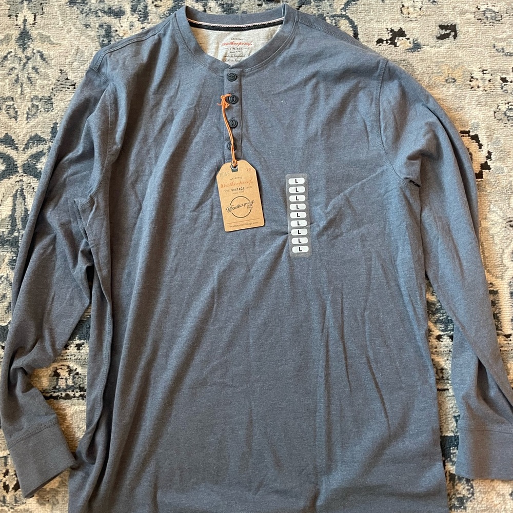 Men's Henley Shirt NWT